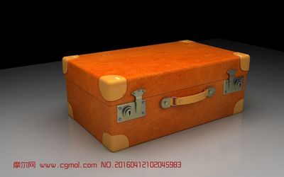 旧皮箱3DMAX模型,室内家具,室内模型,3d模型下载,3D模型网,maya模型免费 .